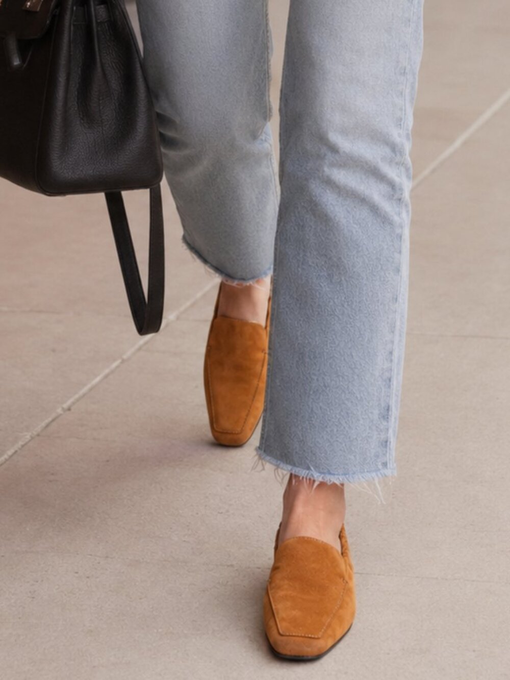 NWOT Totême The Travel Suede Loafers Cognac Size 9 Orig $610